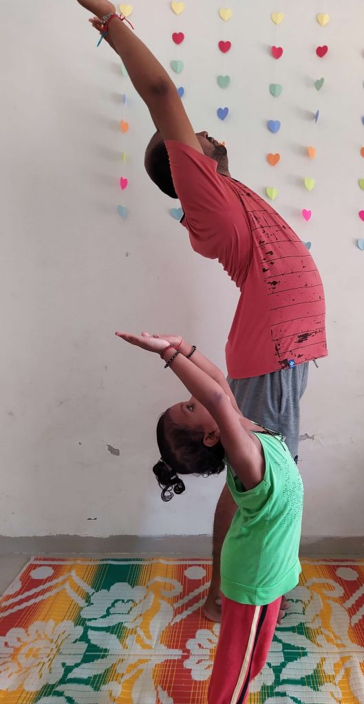 Hasta Uttanasana Raised Arms Yoga Pose