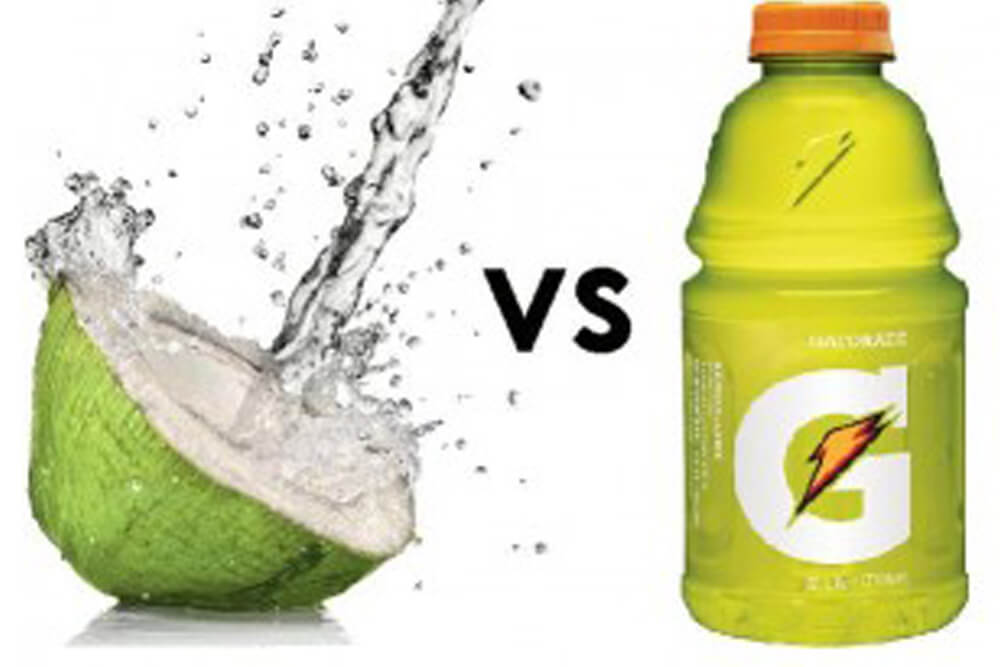 Sports Drinks vs Coconut Water
